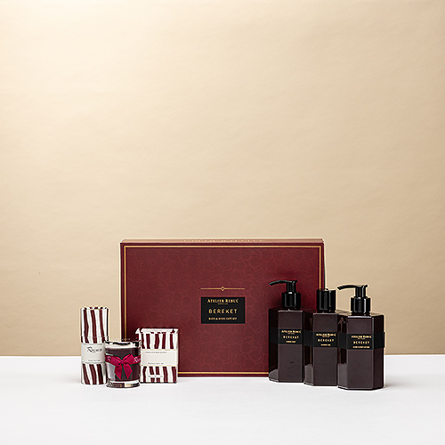 Atelier Rebul Bereket Gift Set and Rigaud Bois Précieus with matches
