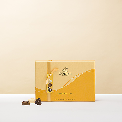 Godiva Gold Collection Rigid Box, 25 pcs
