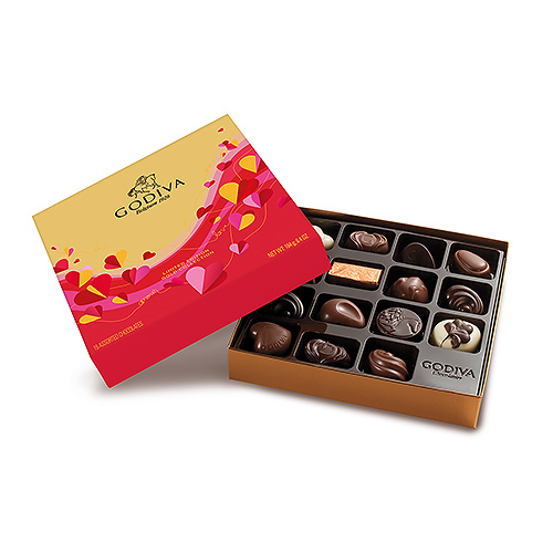 Godiva Valentine 2023 : Gift Box, 15 pcs