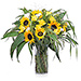 Zonnebloem Boeket - Large (35 cm) [01]