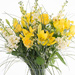 Bouquet de Printemps avec Lys Jaunes et Oeufs de Pâques de Corné Port-Royal [03]
