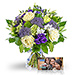 Plan International Blauw & Paars Boeket & Plan Gift Card Ontbijt voor Kleuters [01]