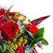Bouquet de Noël Rouge 2018 Chaleureuses Fêtes Luxe - 40 cm [02]