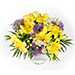 Yellow Lilies Bouquet & Veuve [02]