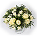 White Roses Bouquet Medium + Pommery [02]