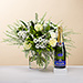 Bouquet Simply White & Champagne Pommery Brut Royal [01]