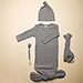 Muchie Baby Geschenk Grijs met Trixie Giraf [01]