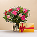 Bouquet Pretty in Pink avec chocolat Godiva [01]