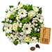 Bouquet Simplement Blanc & Godiva 200 g [01]