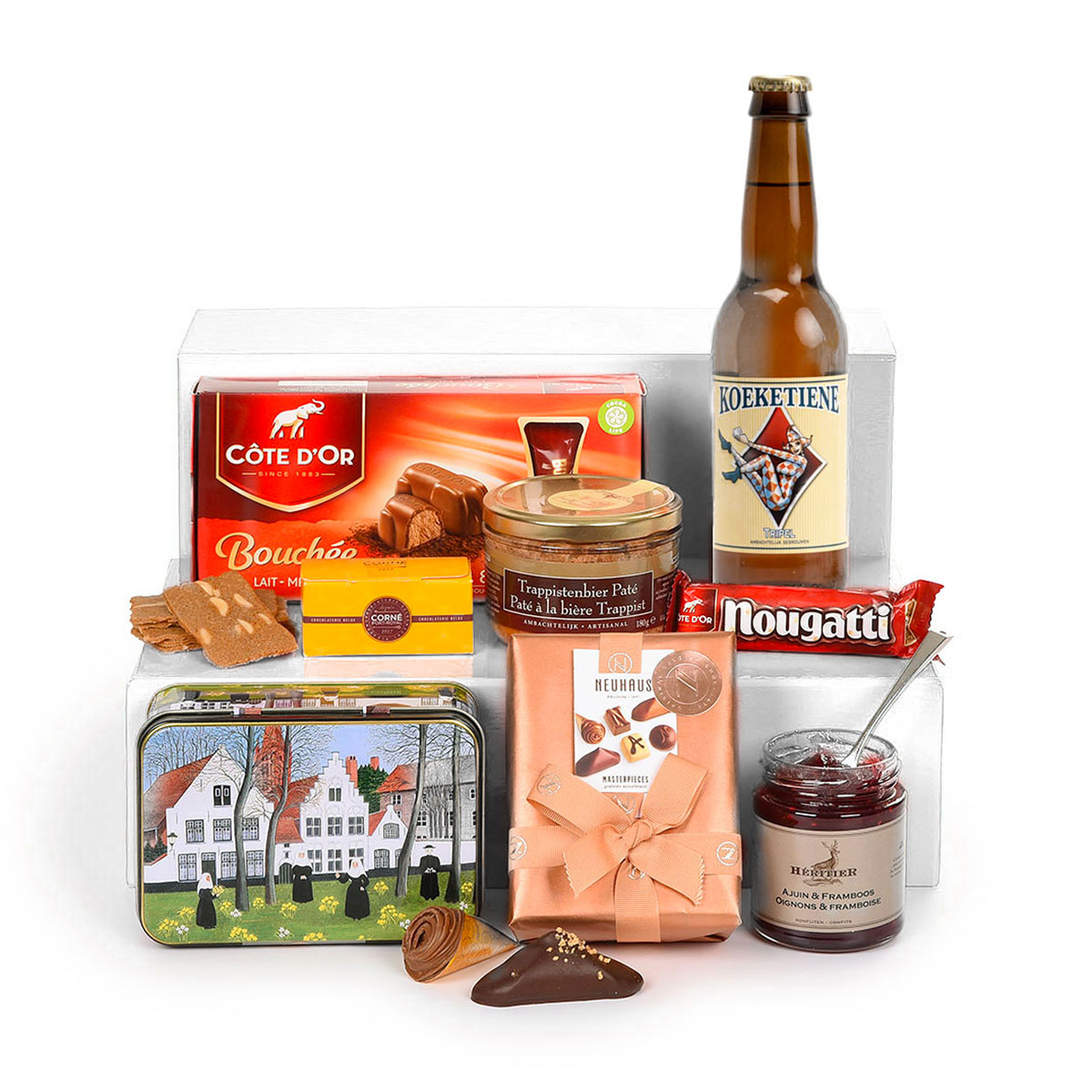 Panier Gourmand Specialites Belges Avec Biere De Poes Cadeau Gift Be