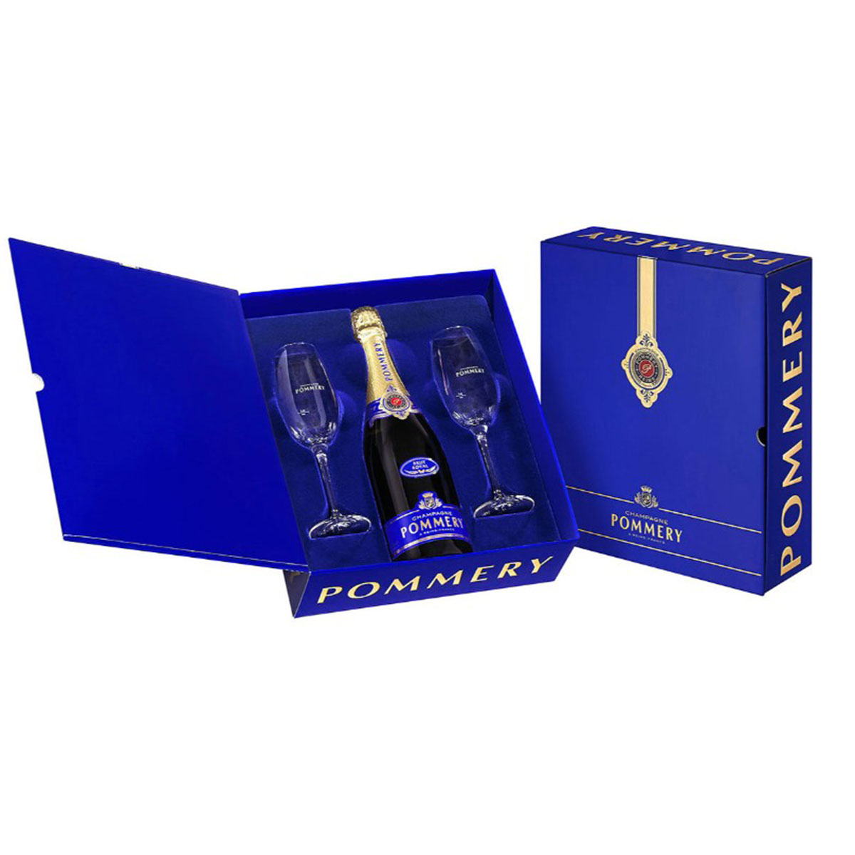 Coffret Champagne Tsarine Brut - 75 Cl + 2 Flûtes : la bouteille