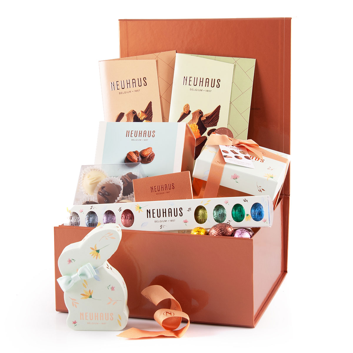 Coffret Cadeau Bronze Neuhaus Chocolat Pâques Cadeau - Gift.be
