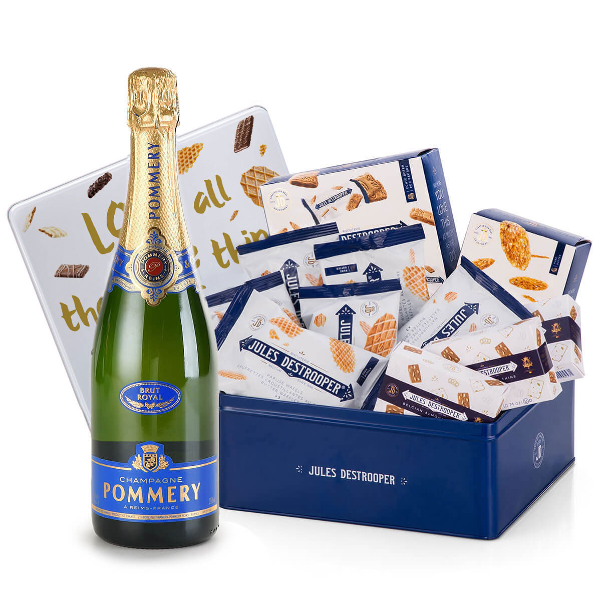 Pommery Brut Destrooper Coffret Cadeau Au Bureau Cadeau Gift Be
