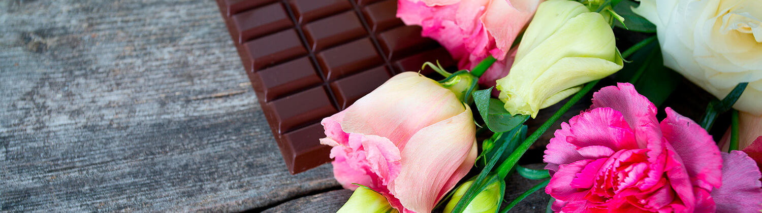 Flowers and Chocolates are a Girl's Best Friend.